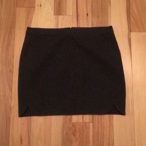 J. Crew Charcoal Wool Skirt